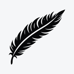 Obraz premium Premium feather vector isolated design