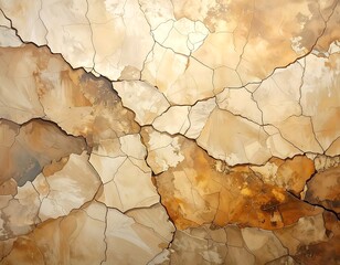Abstract cracked wall background with weathered plaster and textured surface