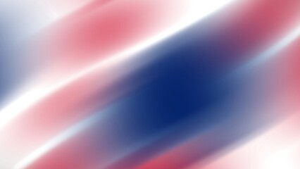 Abstract gradient red white blue patriotic colors dynamic motion blur background smooth transition