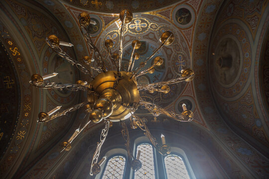 The Church of the Resurrection of Christ is an Orthodox church of the Simferopol and Crimean Diocese of the Russian Orthodox Church. Foros, Crimea, Russia, 24.06.2025