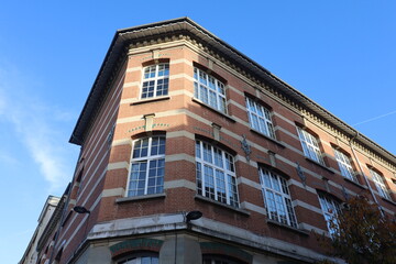 Bâtiment typique, vue de l'extérieur, ville de Saint Denis, département de Seine Saint Denis, France