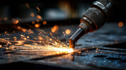 Precision Welding Process with Flying Sparks”