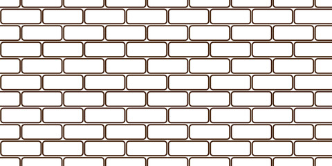 Obraz premium Pavement slab road seamless mosaic stone concrete wall surface tiles. subway vector block rock white brick wall texture background. 