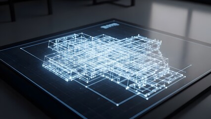 Digital blueprint plan