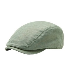 Vintage style light green flat cap for men or women