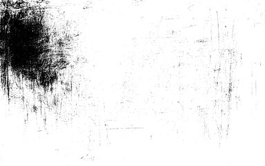 Abstract background. Abstract monochrome particles texture of cracks, scuffs, chips, stains, ink spots, lines. Vector design.