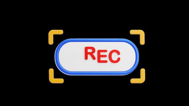 3D Recording Overlay | Alpha Channel
