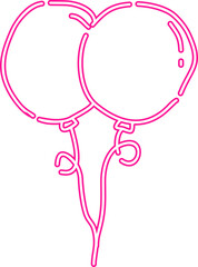 Neon Gradient Balloons