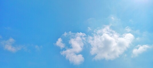 blue sky with clouds
