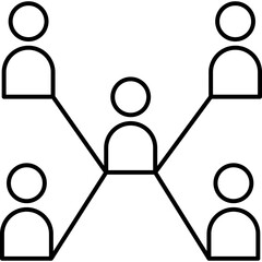 Networking Icon Illustration