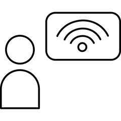 Networking Icon Illustration