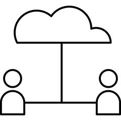 Networking Icon Illustration