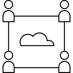 Networking Icon Illustration
