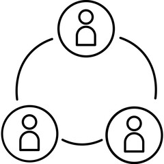 Networking Icon Illustration