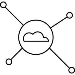 Networking Icon Illustration