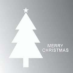 Merry Christmas, Holiday greeting card design. 