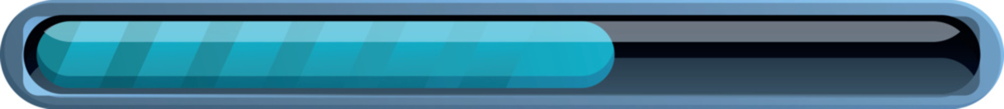 Progress bar slowly filling up, indicating ongoing operation or task completion