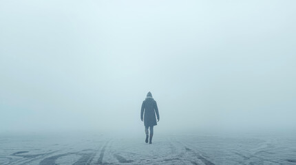 snowy mountain landscape