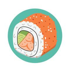 California Roll japanese sushi