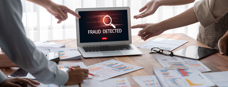 Cyber security software show alert of cyber attack for protection brisk. Danger from virus, phishing and cyber fraud.