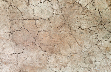 The ground has cracks in the top view for the background