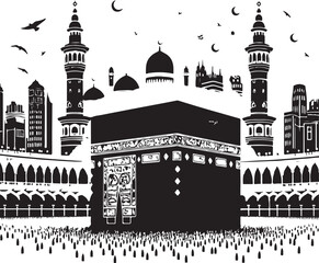 taj mahal vector illustration