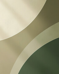minimalistic abstract composition featuring smooth, flowing shapes and a neutral color palette. It is visually elegant and modern, making it suitable for a variety of design applications.