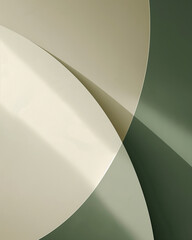 minimalistic abstract composition featuring smooth, flowing shapes and a neutral color palette. It is visually elegant and modern, making it suitable for a variety of design applications.