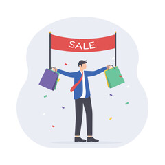 Shopping Vector Flat Style Icon EPS 10 File