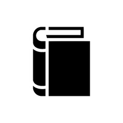 A solitary book evokes knowledge and stories in a minimalist black