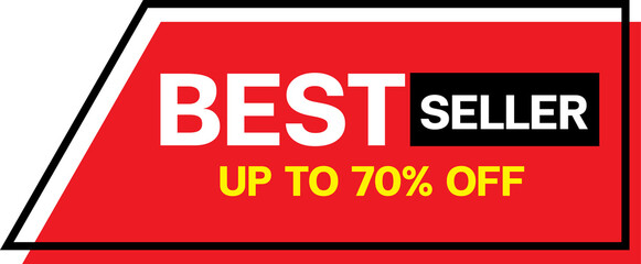 best seller up yo 70 percent off. product labels for marketing.