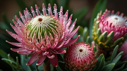 close up of cactus flower