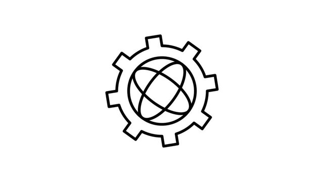 Iconic logo for the Internet of Things, illustrating a network of connected devices and smart technology integration.