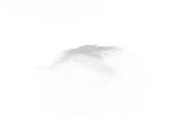 a white flying snow on the transparent background