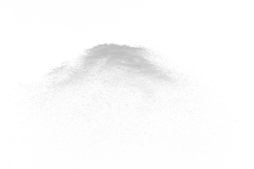 a white flying snow on the transparent background