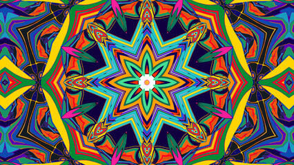 Abstract symmetrical pattern