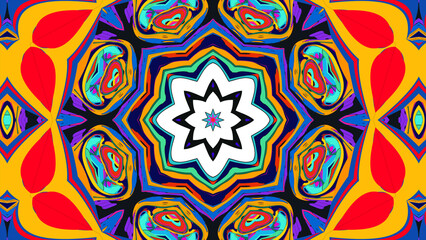 Abstract symmetrical pattern