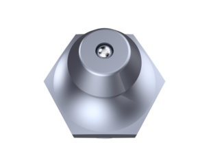 Essential Automotive and Industrial Maintenance Part: Precision 3D Render of Isolated Silver Zerk Nipple Lubrication Fitting Component - Chrome Finish Heavy Duty Mechanical Bearing Lube Point PNG HD.