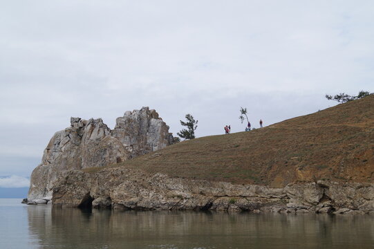 The photograph shows Shamanka Rock.