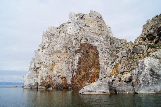 Shamanka is a mystical rock on Olkhon Island.