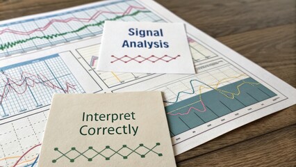 Data Analysis Charts and Notes with Signal Analysis and Interpretation Insight for Financial and Statistical Insights