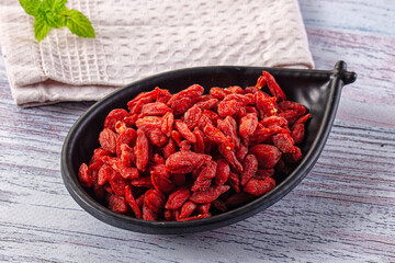 Dry Goji berries sntioxidant pile