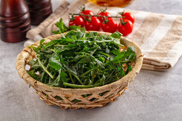 Green mix salad with arugula