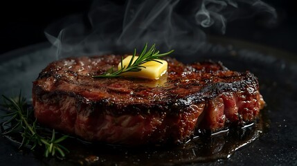 Fine Dining Ribeye Steak