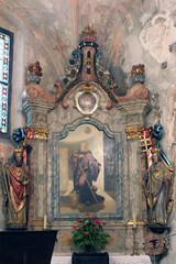Altar of Saint Benedict in the Church of the Blessed Virgin Mary in Jastrebarsko, Croatia
