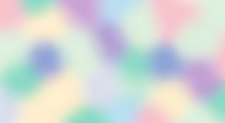 Abstract soft pastel colors blend seamlessly in a smooth blurred background texture perfect for subtle dreamy designs