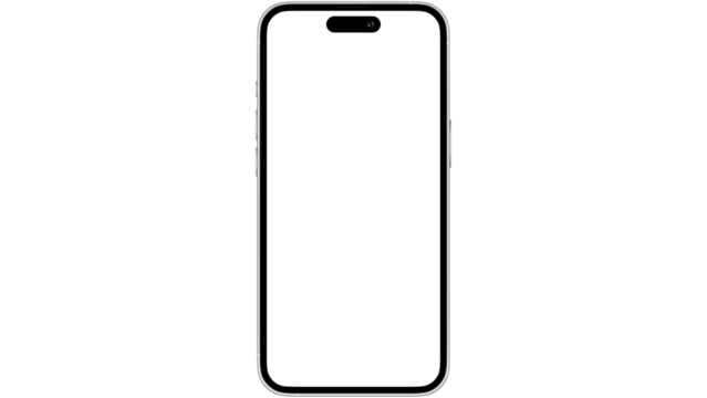 smartphone, mobile phone, phone mockup, blank screen, empty screen, touchscreen phone, modern phone, black phone frame, digital device, mobile display, technology, isolated phone, white screen phone,  - Powered by Adobe
