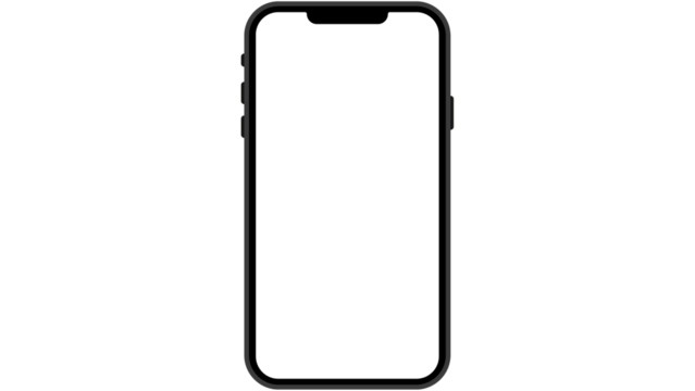 smartphone, mobile phone, phone mockup, blank screen, empty screen, touchscreen phone, modern phone, black phone frame, digital device, mobile display, technology, isolated phone, white screen phone, 