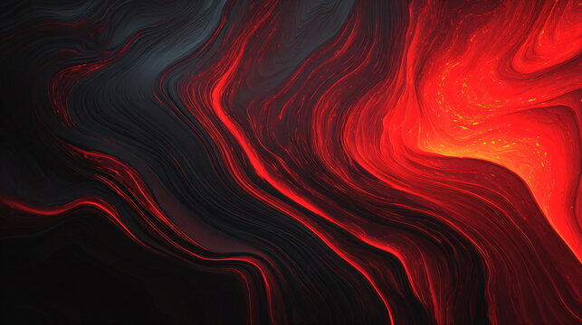 molten lava texture, glowing red and black waves, premium dramatic abstract background