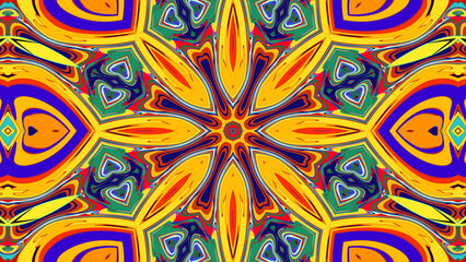 Abstract symmetrical pattern